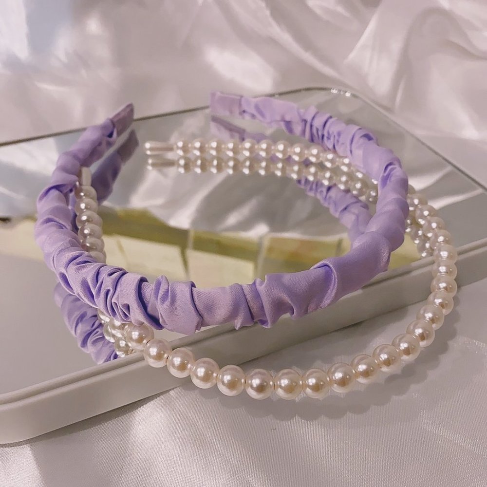 2pcs Set Fashion Women Cloth Hair Bands